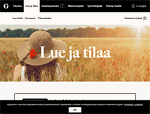 Tablet Screenshot of lehtitilaukset.a-lehdet.fi